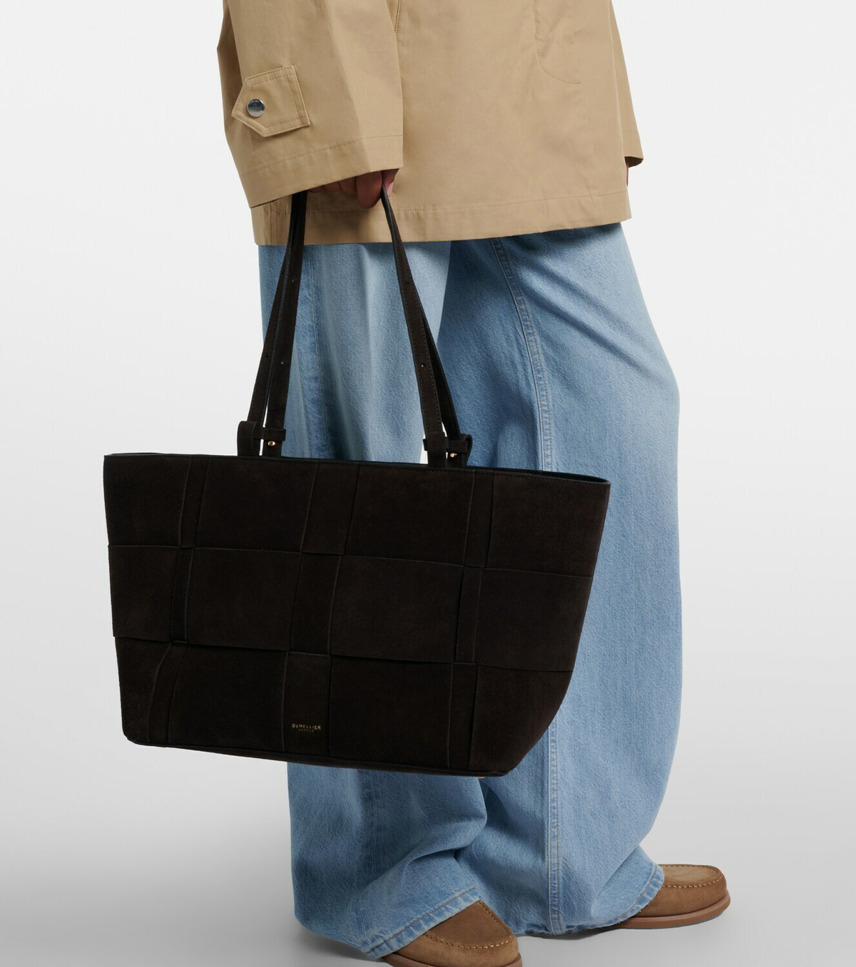DeMellier Florence Large suede tote bag