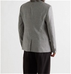 BOTTEGA VENETA - Herringbone Stretch-Wool Flannel Suit Jacket - Gray