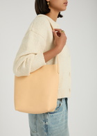 Mansur Gavriel Everyday Cabas Grained Leather Shoulder bag - Yellow - One Size