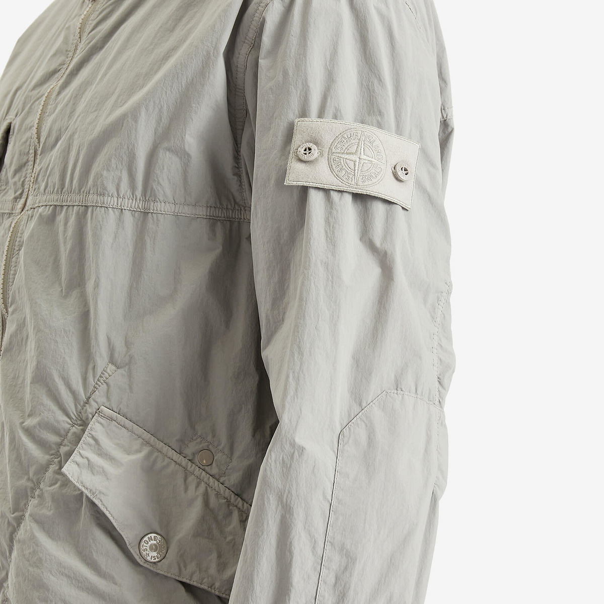 Stone Island Men's Ghost Piece Nylon Smerigliato Short Parka