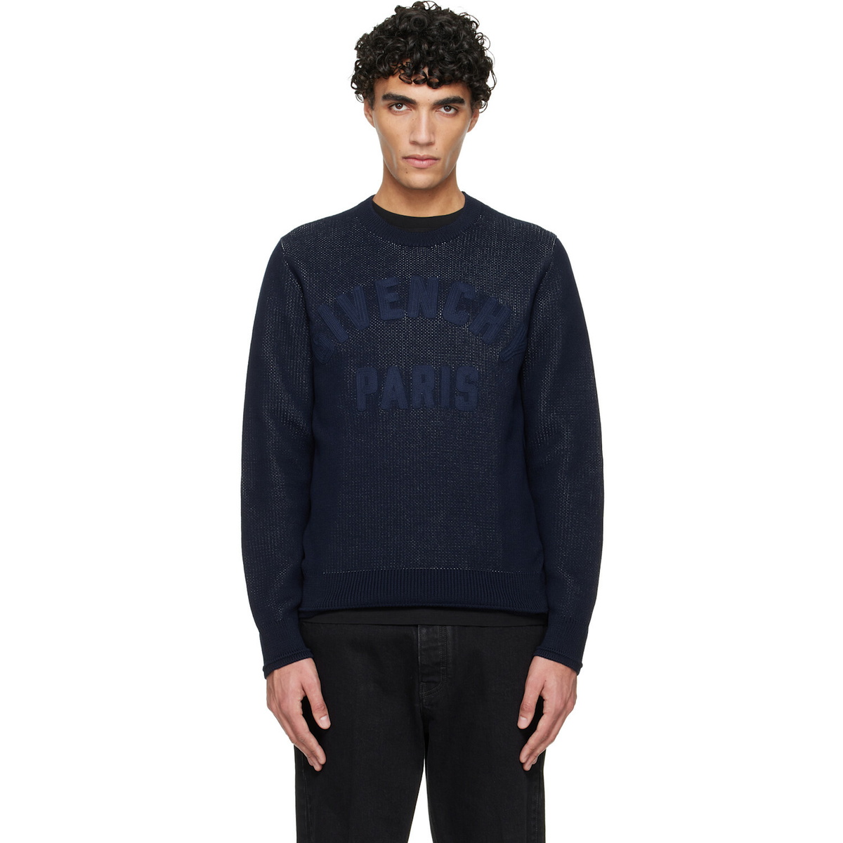 Givenchy Black and Red Stars Sweater Givenchy