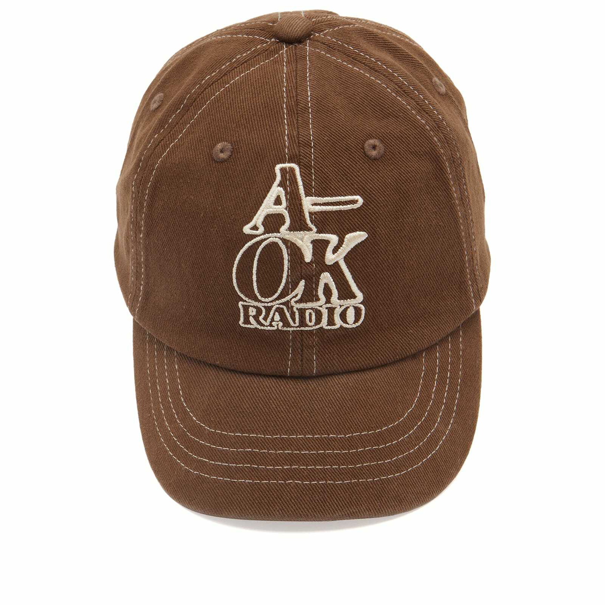 Magic Castles Men's A-OK 6 Panel Cap in Soft Brown 