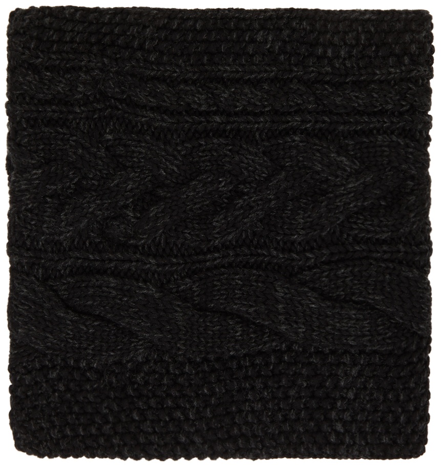 The Viridi-anne Black Cable Neck Warmer