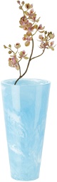 The Conran Shop Blue & White Pamana Cylinder Vase