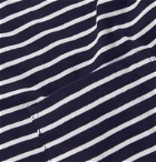 Club Monaco - Williams Striped Cotton-Jersey T-Shirt - Blue