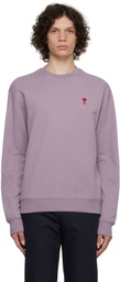 AMI Paris Purple Ami de Cœur Sweatshirt