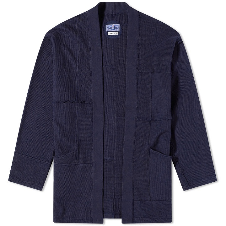 Photo: Blue Blue Japan Waffle Cutover Haori Kimono Jacket