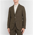 Boglioli - Green K-Jacket Slim-Fit Unstructured Linen Suit Jacket - Green
