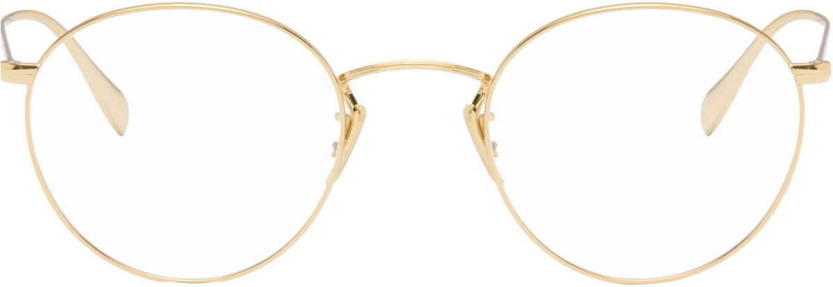 Oliver Peoples Gold Coleridge Glasses