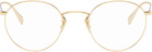 Oliver Peoples Gold Coleridge Glasses