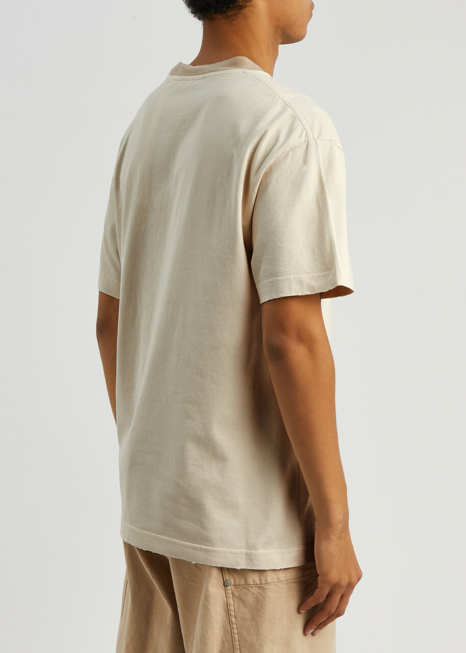 【MONCLER x PALM ANGELS】人気コラボ ロゴ コットン Tシャツ Moncler x Palm Angels Logo Patch T-Shirt Black Men's - FW23 - US