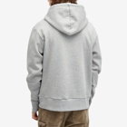 JW Anderson Men's Cat Print Hoodie in Mid Grey Melange