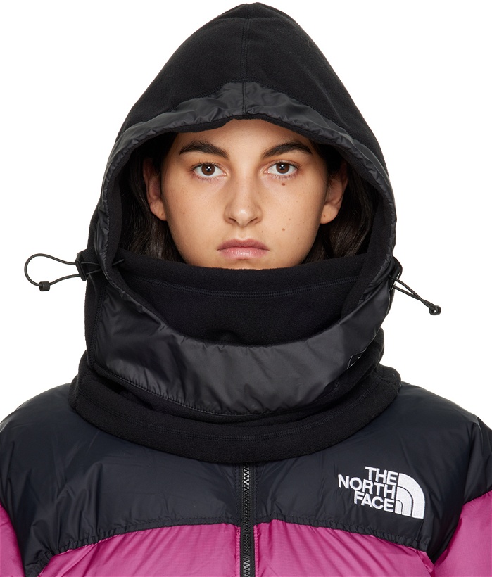 Photo: The North Face Black Whimzy Powder Hood Beanie