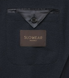 Slowear Single-breasted wool-blend blazer