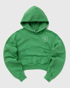 Sporty & Rich Srhwc Cropped Hoodie Green - Womens - Hoodies