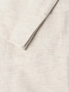 Zegna - Double-Breasted Linen-Twill Suit Jacket - Neutrals