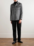 Gabriela Hearst - Lucas Silk Overshirt - Gray