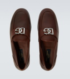 Dolce&Gabbana Logo leather loafers