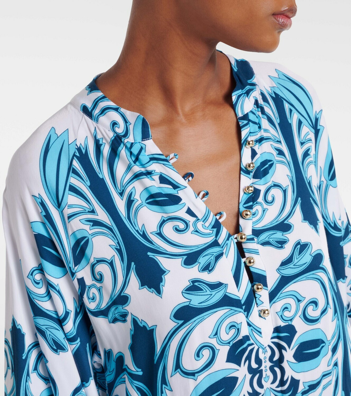 Melissa Odabash Amity printed kaftan