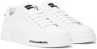 Dolce & Gabbana White Leather Sneakers