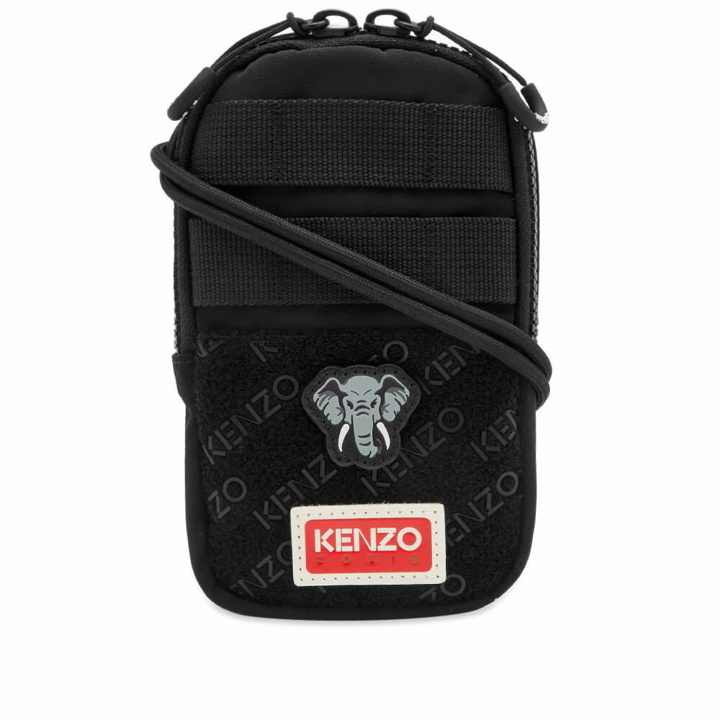 Photo: Kenzo Paris Men's Phone Holder in Black