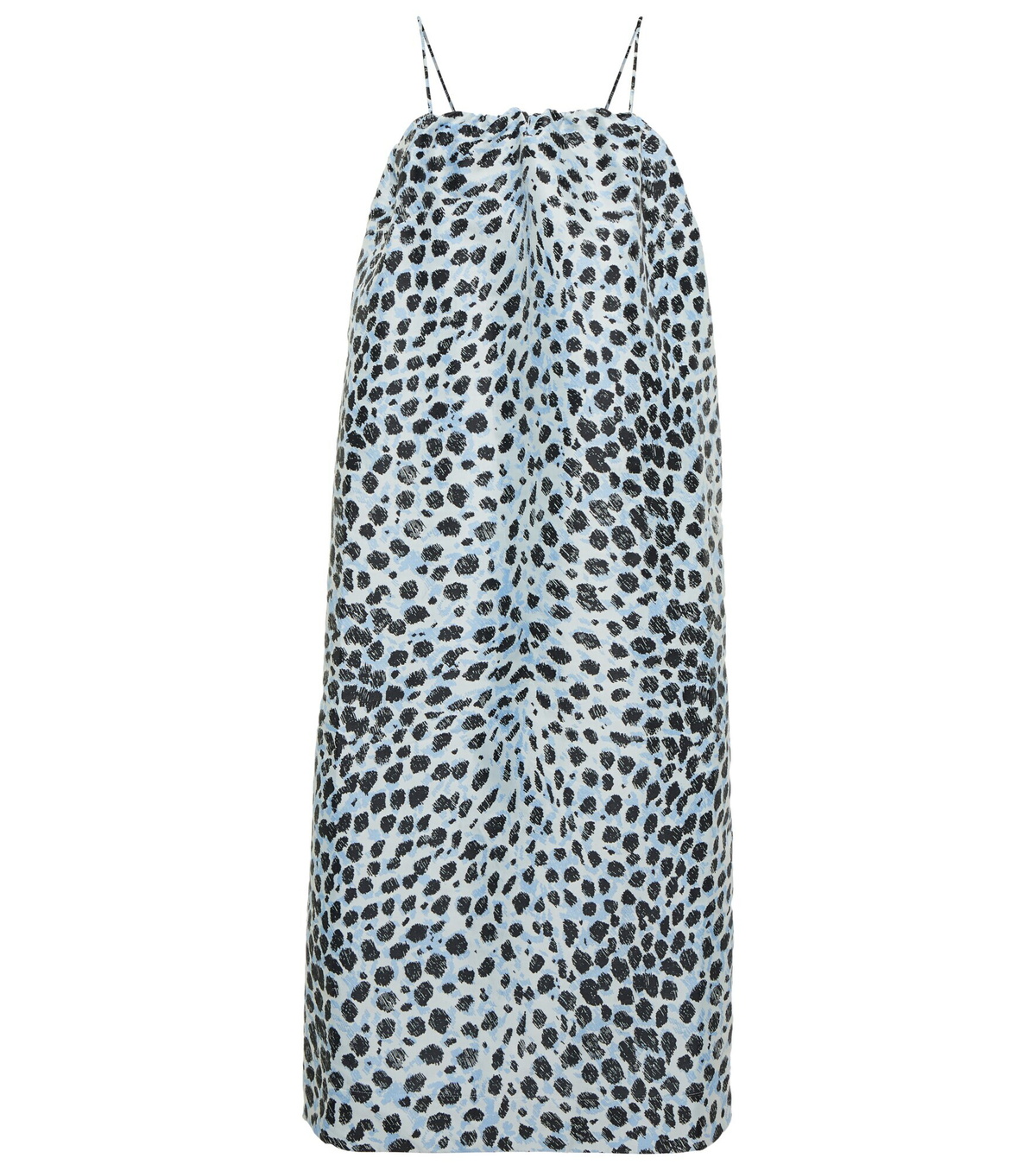 Ganni - Animal-print jacquard midi dress GANNI