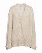Manila Grace Womens Cardigan in Beige