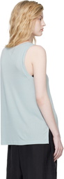 Studio Nicholson Blue Votan Jersey Tank Top