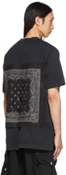 Givenchy Black Back Bandana Patch T-Shirt