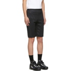 Mugler Black Embossed Bicycle Shorts