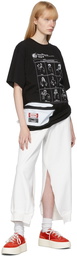 MM6 Maison Margiela Black & White Eastpak Edition Belt Bag