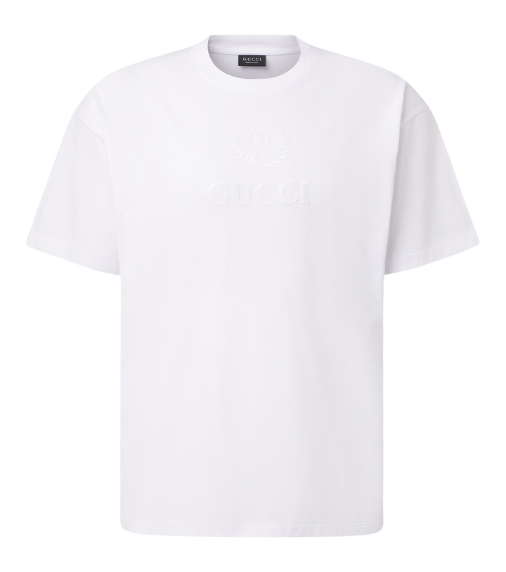 Photo: Gucci Logo cotton jersey T-shirt