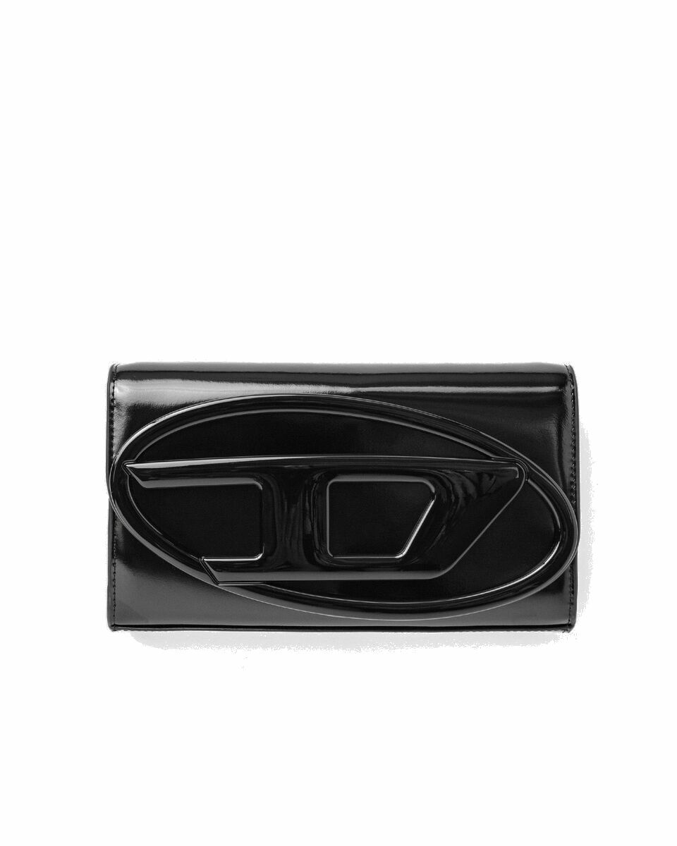 Photo: Diesel 1 Dr 1 Dr Wallet Strap Black - Womens - Messenger & Crossbody Bags/Wallets