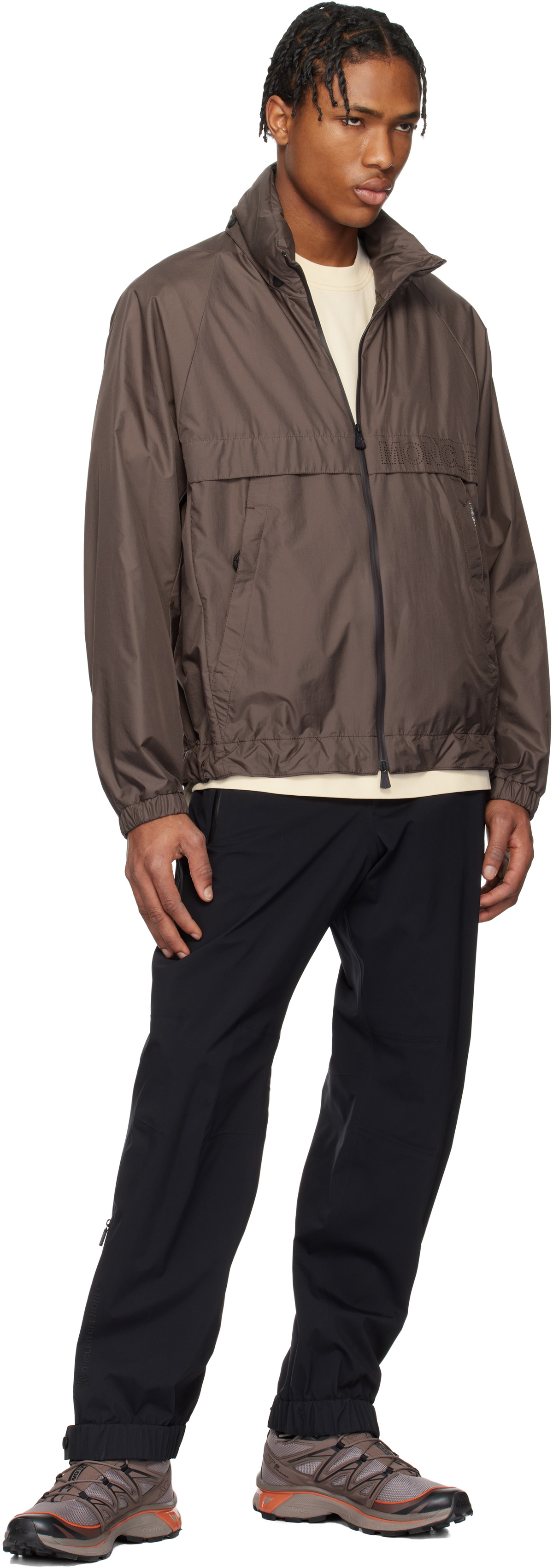 Moncler Grenoble Black GORE-TEX Jogging Trousers
