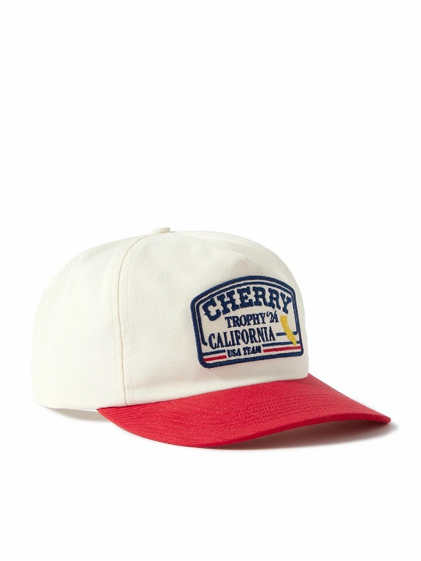 Photo: Cherry Los Angeles - Logo-Embroidered Cotton-Canvas Baseball Cap