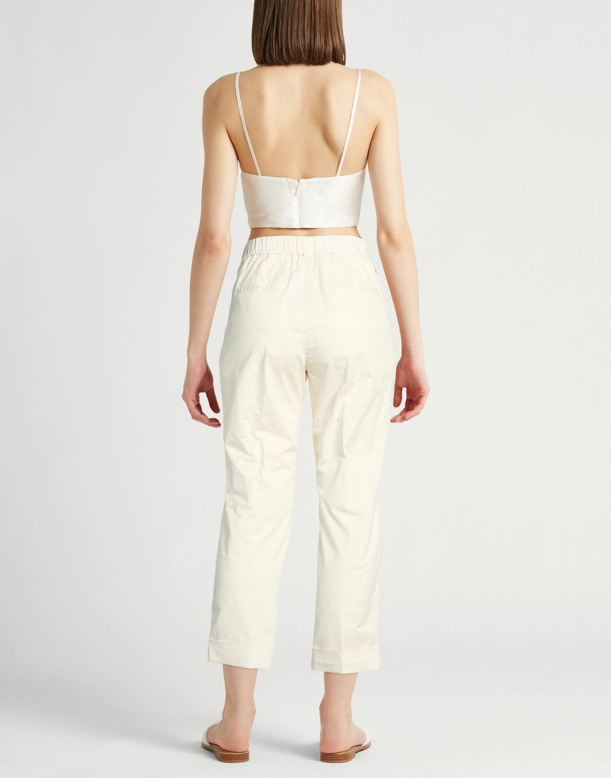 Peserico Womens Pants Ivory