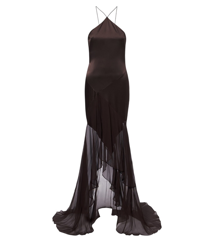 Photo: Alex Perry Halterneck silk gown