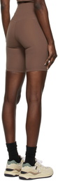 Girlfriend Collective Brown Bike Shorts