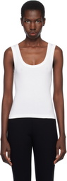 FLORE FLORE White Hillie Tank Top