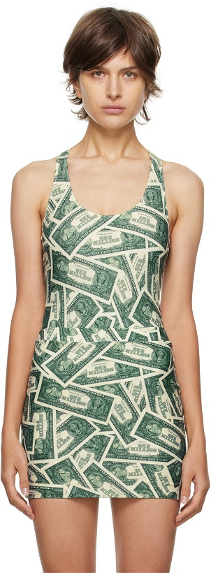 Photo: VETEMENTS Green Million Dollar One-Piece Swimsuit