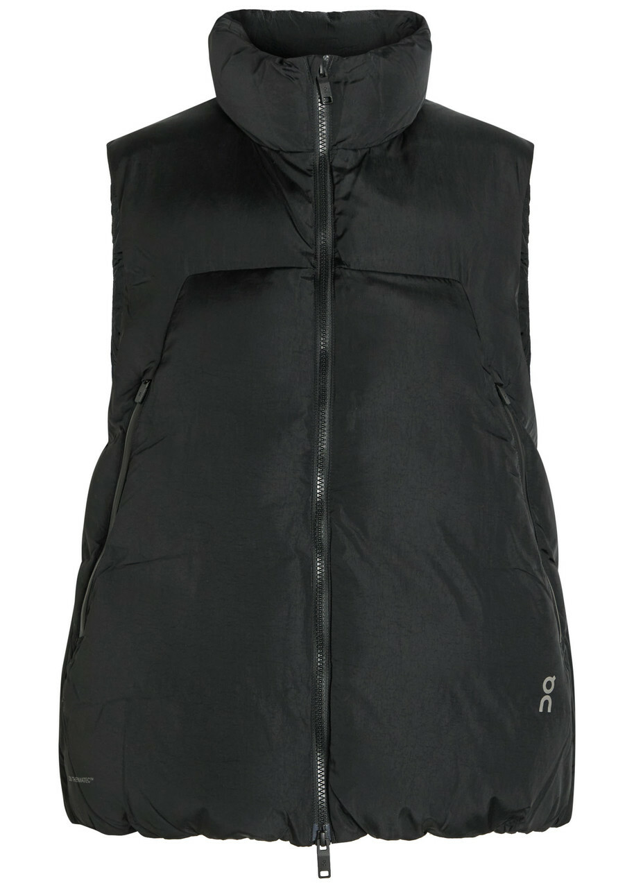 ON All-day Padded Nylon Gilet Black