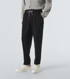 Brunello Cucinelli Cotton-blend sweatpants