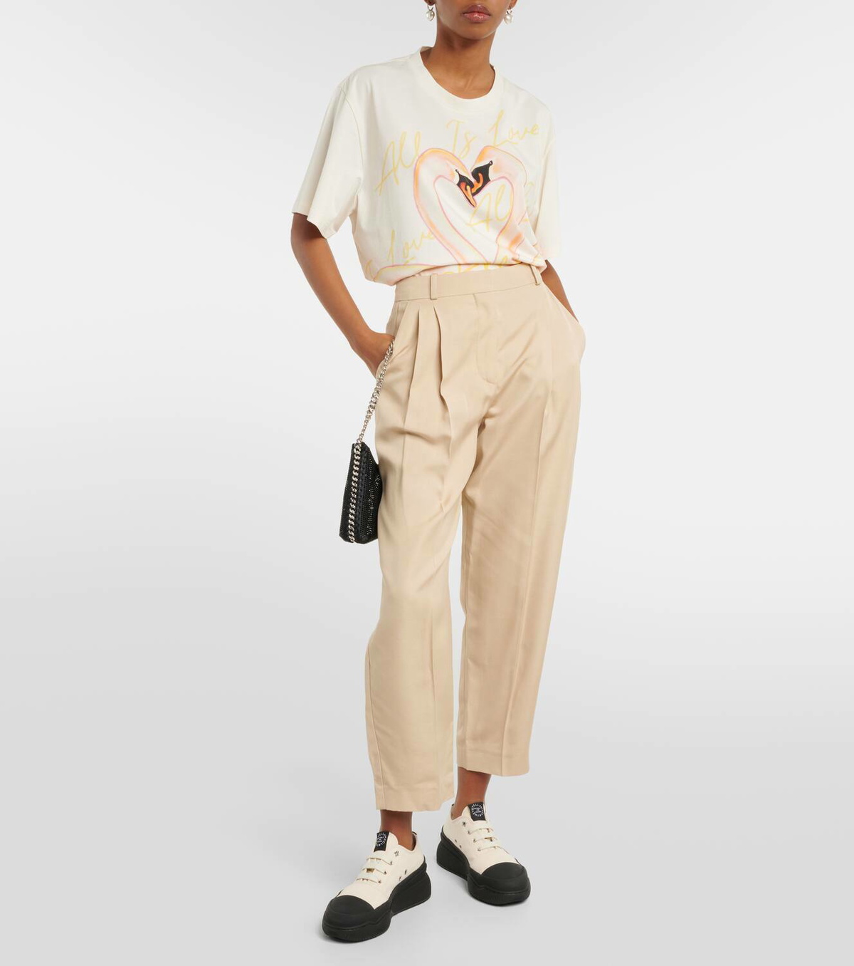 Stella McCartney Loop canvas platform sneakers Stella McCartney