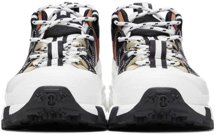 Burberry White Icon Stripe Arthur Sneakers