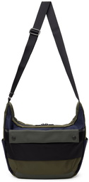 Master-Piece Co Khaki & Navy Age Bag