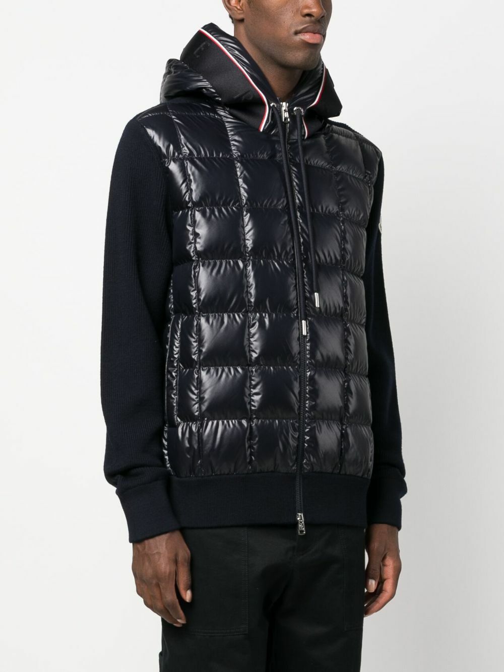MONCLER - Padded Cardigan With Logo Moncler