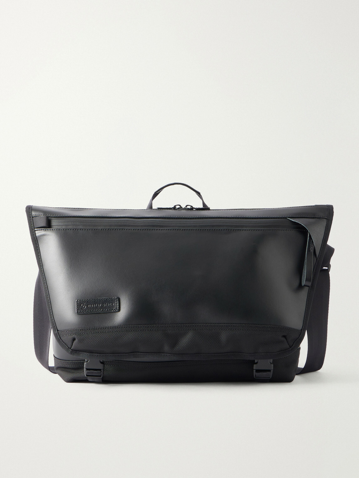 Master-Piece - Leather-Trimmed CORDURA® Canvas Messenger Bag