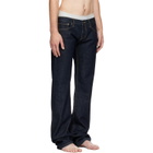 Raimundo Langlois Indigo Slim Straight Jeans