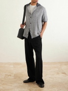 Inis Meáin - Tonnta Camp-Collar Linen, Cotton and Cashmere-Blend Shirt - Blue