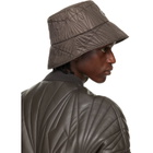 Rick Owens Moncler + Rick Owens Gray Bucket Hat